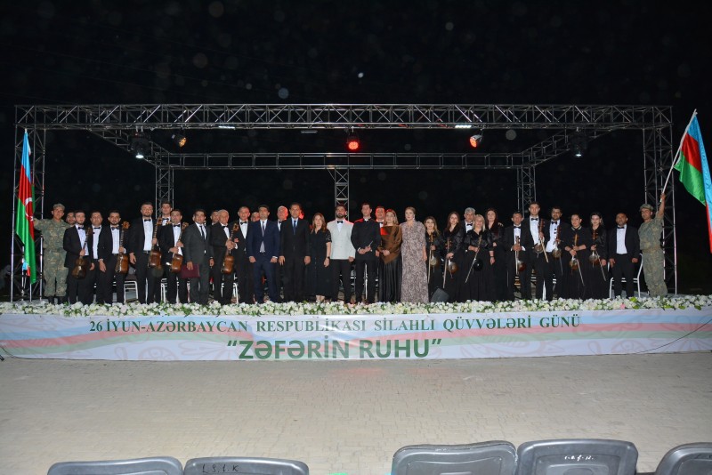 Silahlı Qüvvələr Günü münasibətilə Ağstafada sərgi və konsert keçirilib - FOTOLAR